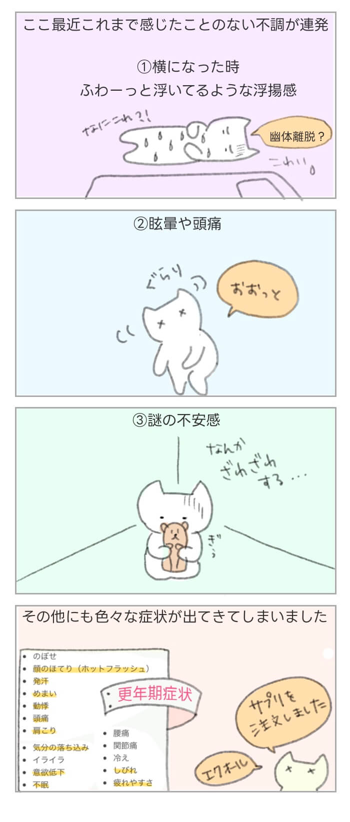 ねこのて日記『更年期症状が一気に来たよ(悲』 - NEKONOTE